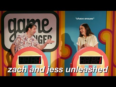 zach reino and jessica mckenna being chaotic comedy partners for 8 minutes