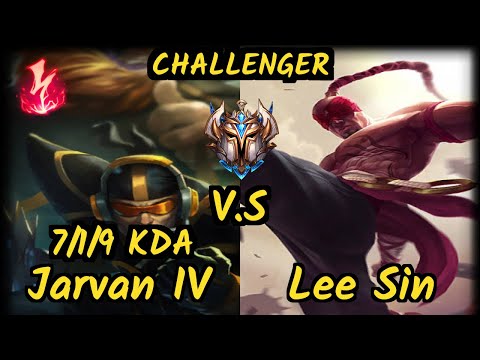 Freire (JARVAN IV) vs LEE SIN - 7/1/9 KDA JUNGLE CHALLENGER GAMEPLAY - BR