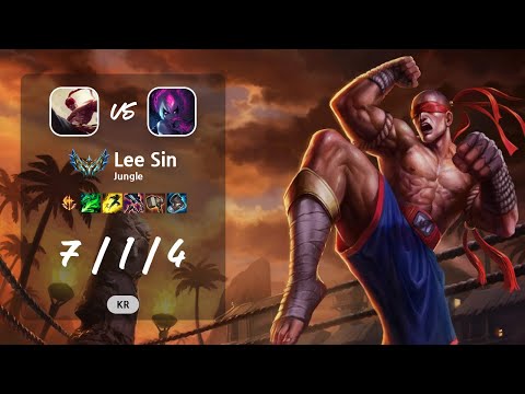 Lee Sin Jungle vs Evelynn - KR Challenger Patch 13.11