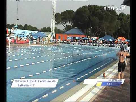 Serie 7 dei 50 Dorso  Assoluti Femmine Master - 12 MEMORIAL ANDREA BETTIOL