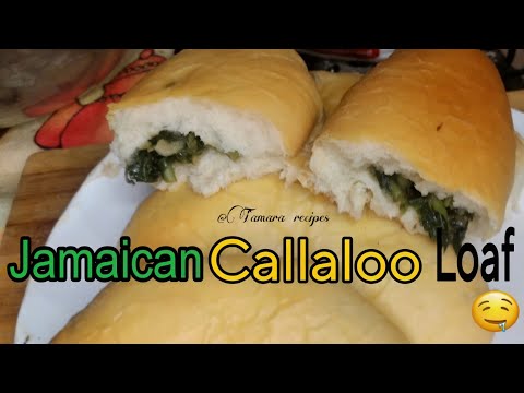 How to make Super Soft & fluffy Jamaican Callaloo Loaf| Bread Recipe