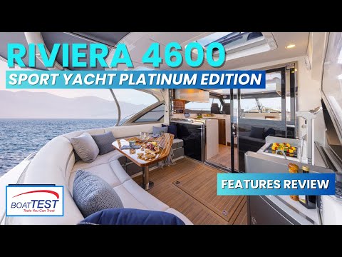 Riviera 4600 SY Platinum Edition: Premier Cruiser & Entertainment Platform | Full Features Review
