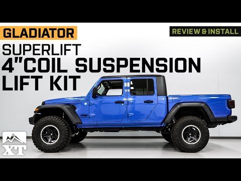 Jeep Gladiator JT SuperLift 4-Inch Dual Rate Coil Suspension Lift Kit Review & Install