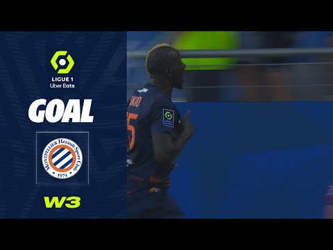 Goal Mamadou SAKHO (39' - MHSC) MONTPELLIER HÉRAULT SC - AJ AUXERRE (1-2) 22/23