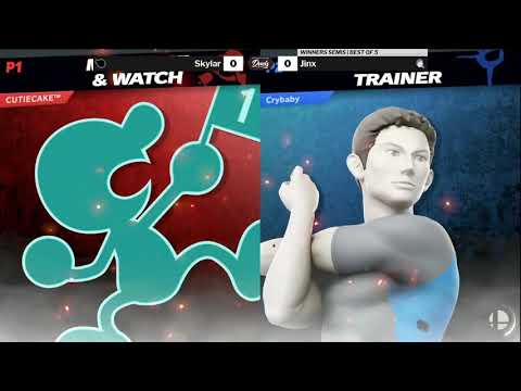 DDD 52 SSBU Winners Semis - Skylar (Mr. Game and Watch) vs Jinx (Wii Fit Trainer)