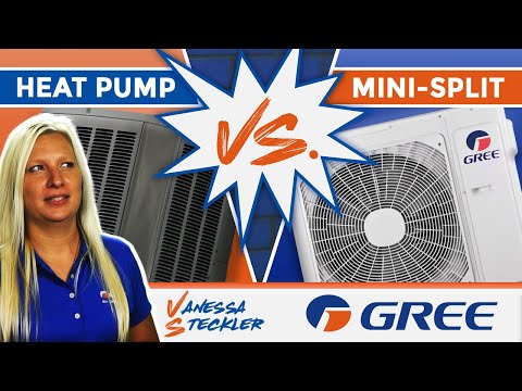Heat Pump vs. Mini-Split: Key Differences Explained for Homeowners and HVAC Pros. #greeversus