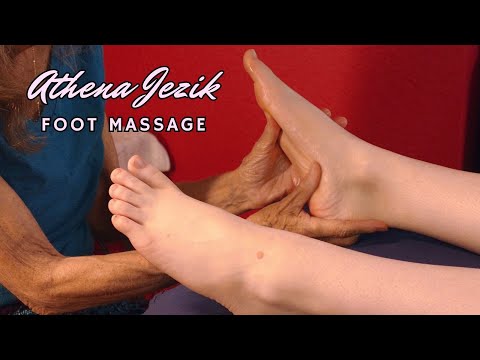Foot Massage for Relaxation ♥ Best Pain Relief Techniques, How to, ASMR | Athena Jezik