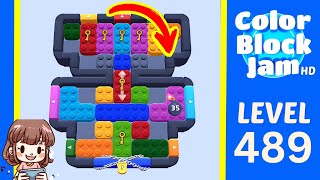 Solution du Niveau 489 de Color Block Jam