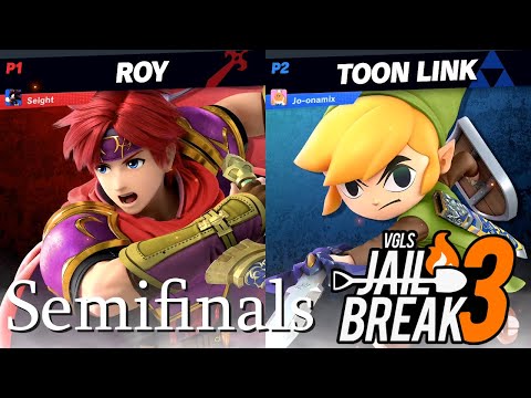 🔥VGLS Jailbreak Semifinals - SeightJam (Roy) Vs. Kookie (Toon Link) ~ June 2020
