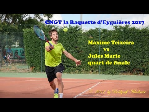 CNGT la Raquette d'Eyguières 2017 quart de finale M Teixeira vs J Marie