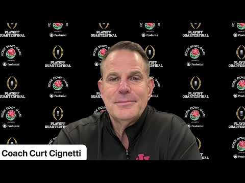 Indiana Head Coach Curt Cignetti First Rose Bowl Press Conference