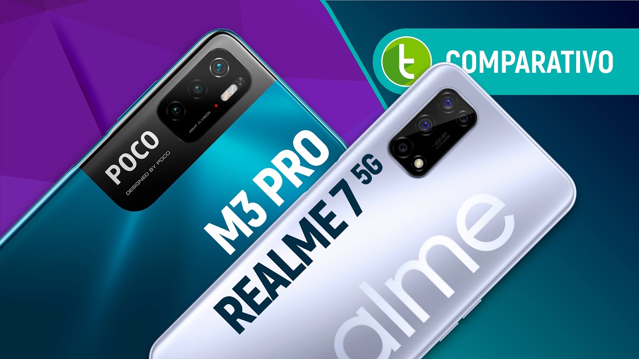 POCO M3 PRO 5G vs REALME 7 5G: qual CELULAR chinês com REDE de QUINTA GERAÇÃO COMPRAR? | Comparativo