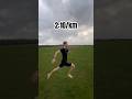 What Different Paces Look Like Running Shorts Barefoot