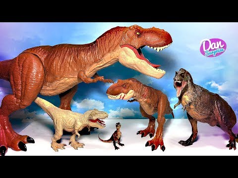40 AWESOME T-REX! JURASSIC WORLD DINOSAURS Toys, LEGO, PLAYMOBIL T-REX COLLECTION