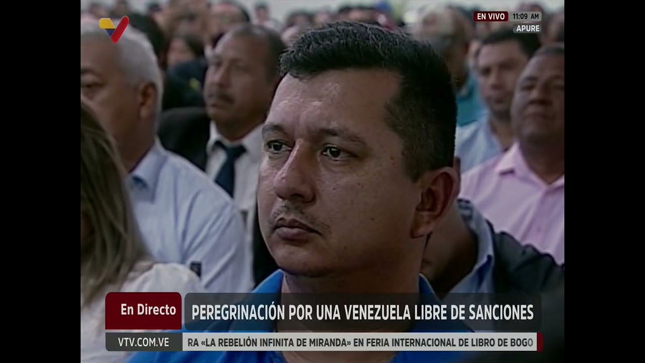 Diosdado Cabello en el estado Apure, peregrinación contra las sanciones, 28 de abril de 2026