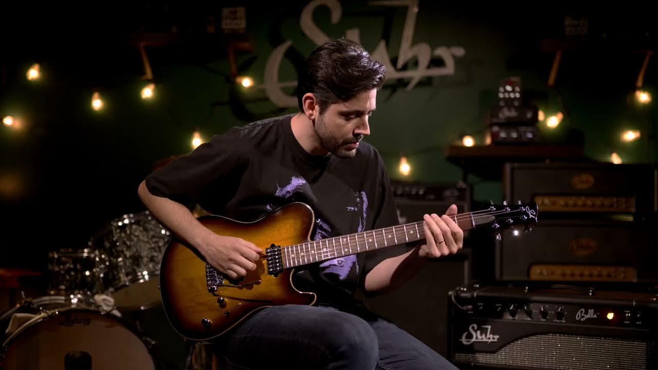 Suhr OSO Short Scale Electric Guitar - Mahogany - Trans Red RW - TP6