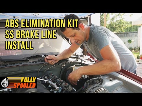 Lexus SC400 Drift Build. Ep.32 - ABS Elimination Kit Install - Braided SS Brake Lines