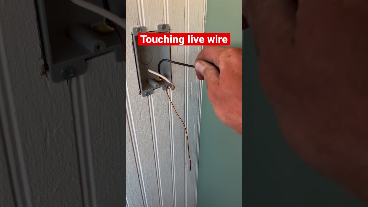Safely Touching a live wire. #offgrid