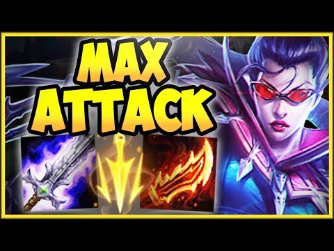 1v9 MAX ATTACK VAYNE TOP LANE IS 100% STUPID! VAYNE SEASON 8 TOP GAMEPLAY! - League of Legends