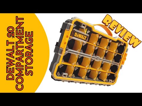 DEWALT 20 COMPARTMENT STORAGE CONTAINER - Organize Anything & Everything