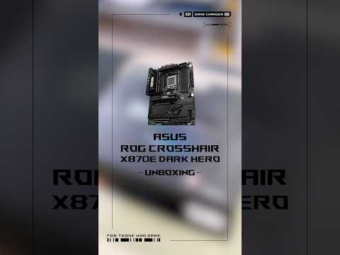 ASUS ROG CROSSHAIR X870E DARK HERO 초간단 언박싱! [STCOM 초간단 언박싱📦] #X870E #다크히어로 #DARK HERO #신제품리뷰