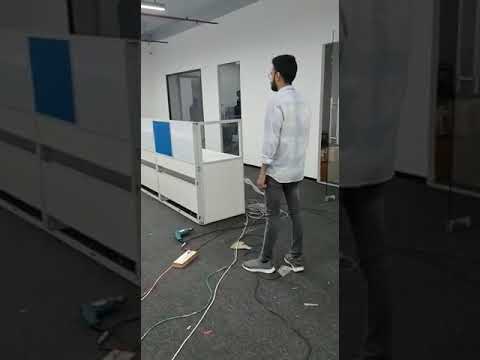 1 seater modular cubicle office workstation