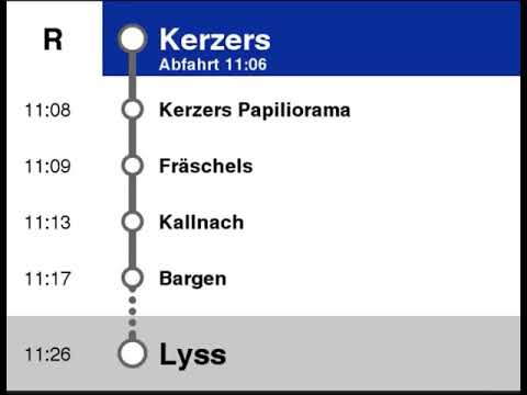R (BLS) Kerzers nach Lyss