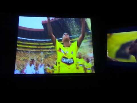 Haciendole el aguante al Fortín contra el Barcelona,,,