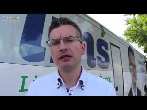 Andrej Rus, Aljaž Kovačič in Marjan Šarec - LMŠ