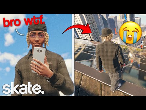 i tried landing impossible skate lines..