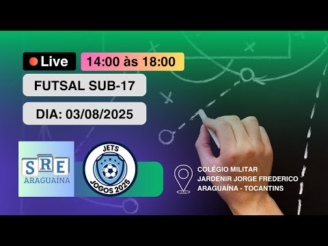 JETS SRE ARAGUAÍNA Barra do Ouro x Carmolandia | Babaçulandia x Filadélfia | Araguaína x Nova Olinda
