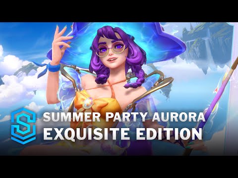 Exquisite Edition Summer Party Aurora Wild Rift Skin Spotlight