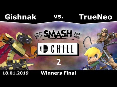 Smash&Chill 2 | Gishnak(Rob) Vs. TrueNeo(Simon, TLink) | Newcommer Winners Final