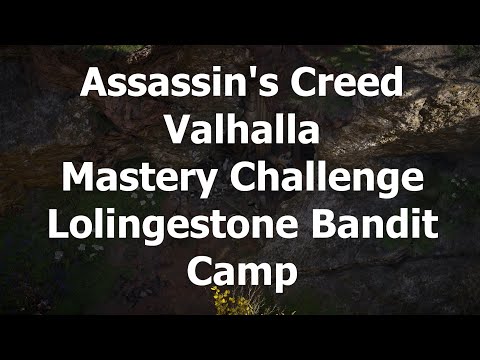 AC Valhalla Mastery Challenge: Lolingestone Bandit Camp (3x Gold Medals) | PS5