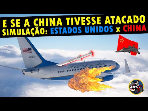 SIMULAÇÃO: E se a CHINA tivesse ATACADO o Avião da Nancy? (China x Estados Unidos)