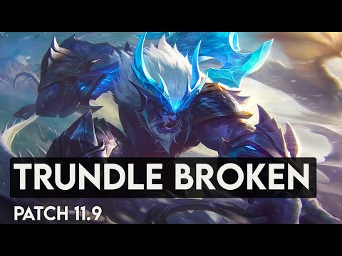LEAGUE OF LEGEND ( PATCH 11.9 )  - TRUNDLE TOP VERY VERY OP & BROKEN!