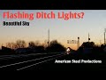 Flashing Ditch Lights on EX. Southern Pacific
