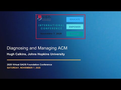 Diagnosing and Managing Arrhythmogenic Cardiomyopathy | 2020 Virtual Conference