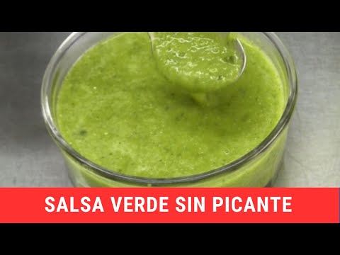 Salsa verde no picante.- RecetasdeLuzMa