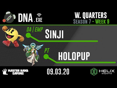 DNA.EXE S7:W9 - PT | holopup (Palutena) Vs. DA | EMP | Sinji (Pac Man) - W Quarterfinals