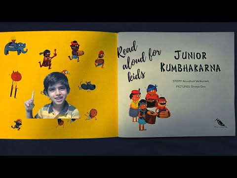 Read aloud for kids - Junior Kumbhakarna | Tulika Publications | Early reading for kids