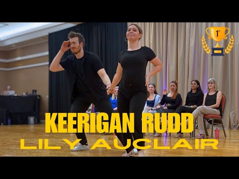 West Coast Swing Improv | Keerigan Rudd and Lily Auclair | 1st Place | Show Me Showdown | Song 2