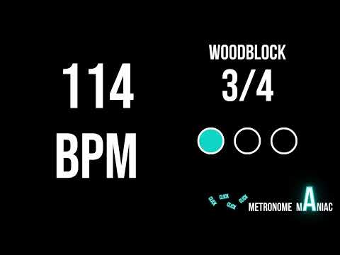 3/4 Metronome 114 BPM