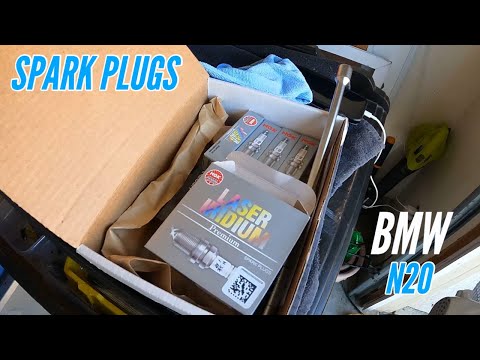 How to Change F30 BMW 328i N20 Spark Plugs (NGK "2 Step Colder" spark plugs)