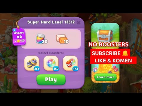 GARDENSCAPES SUPER HARD LEVEL 13512 NO BOOSTERS | MARI MAIN BERSAMA