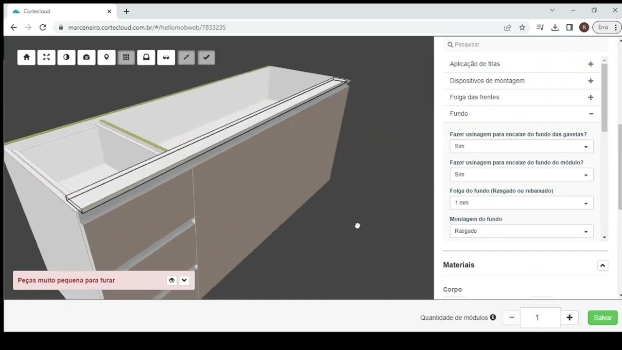 Faça você mesmo o projeto e seus moveis planejados