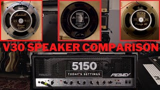Video thumbnail for V30 SPEAKER COMPARISON: Marshall Vintage, Fryette P50E & Celestion Vintage 30 | METAL by Euge Valovirta