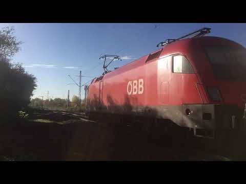 ÖBB Tauri-Verband auf der Rückfahrt vom Rangierbahnhof München Nord auf dem Nordring.