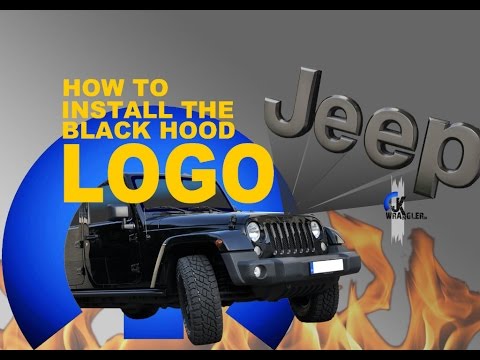 Jeep Wrangler JK | Blackout Jeep Hood Logo  (MOPAR)