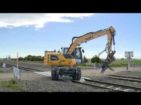 TENEX Rail Hi-Rails At Gheringhap (17/9/2021) - PoathTV Australian Trains & Railways